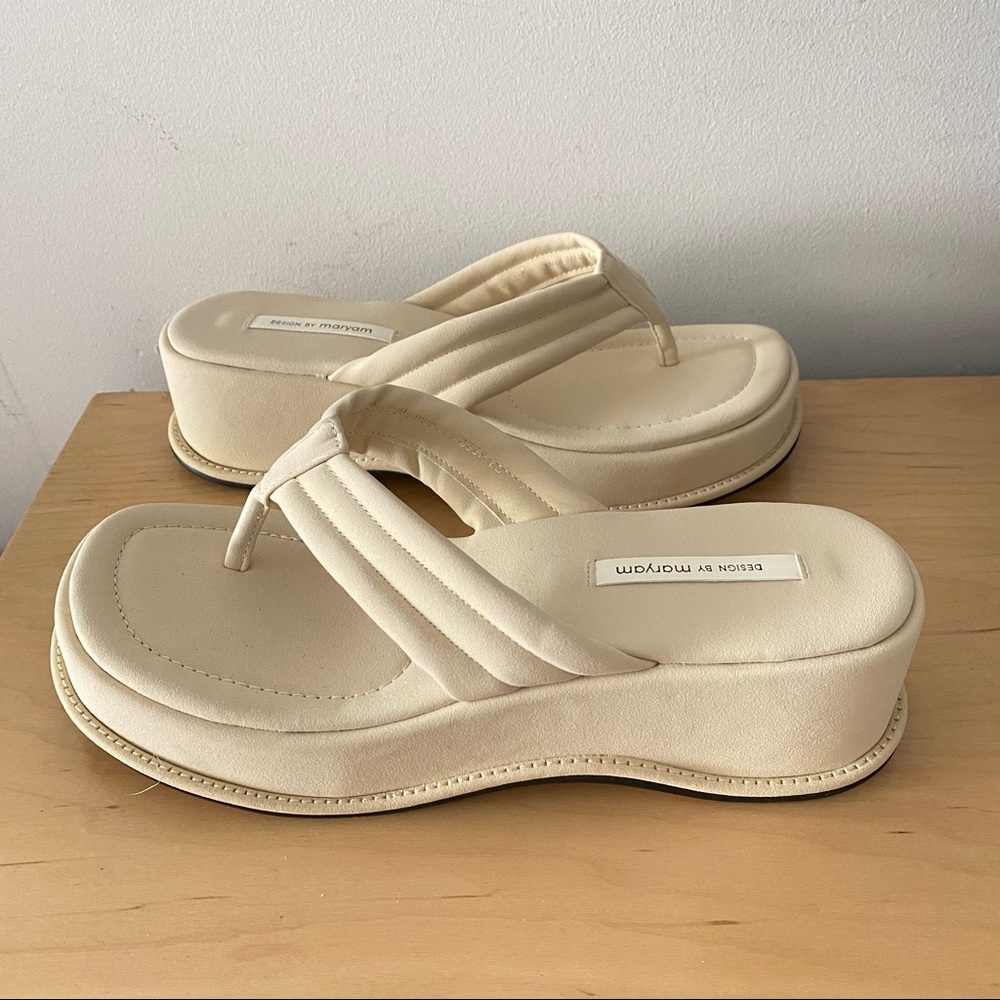 platform thong sandals